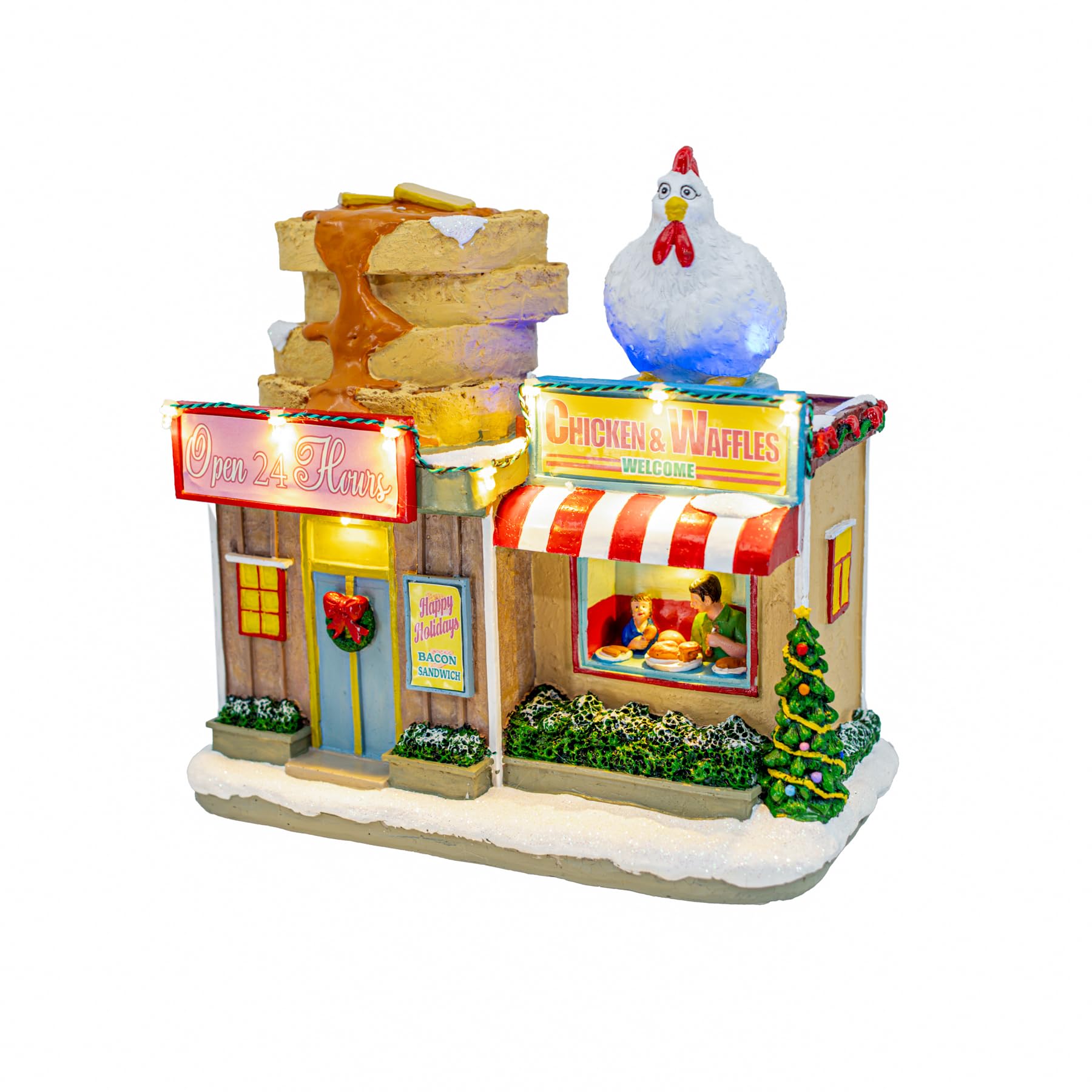 Christmas Village - Light up Tree House