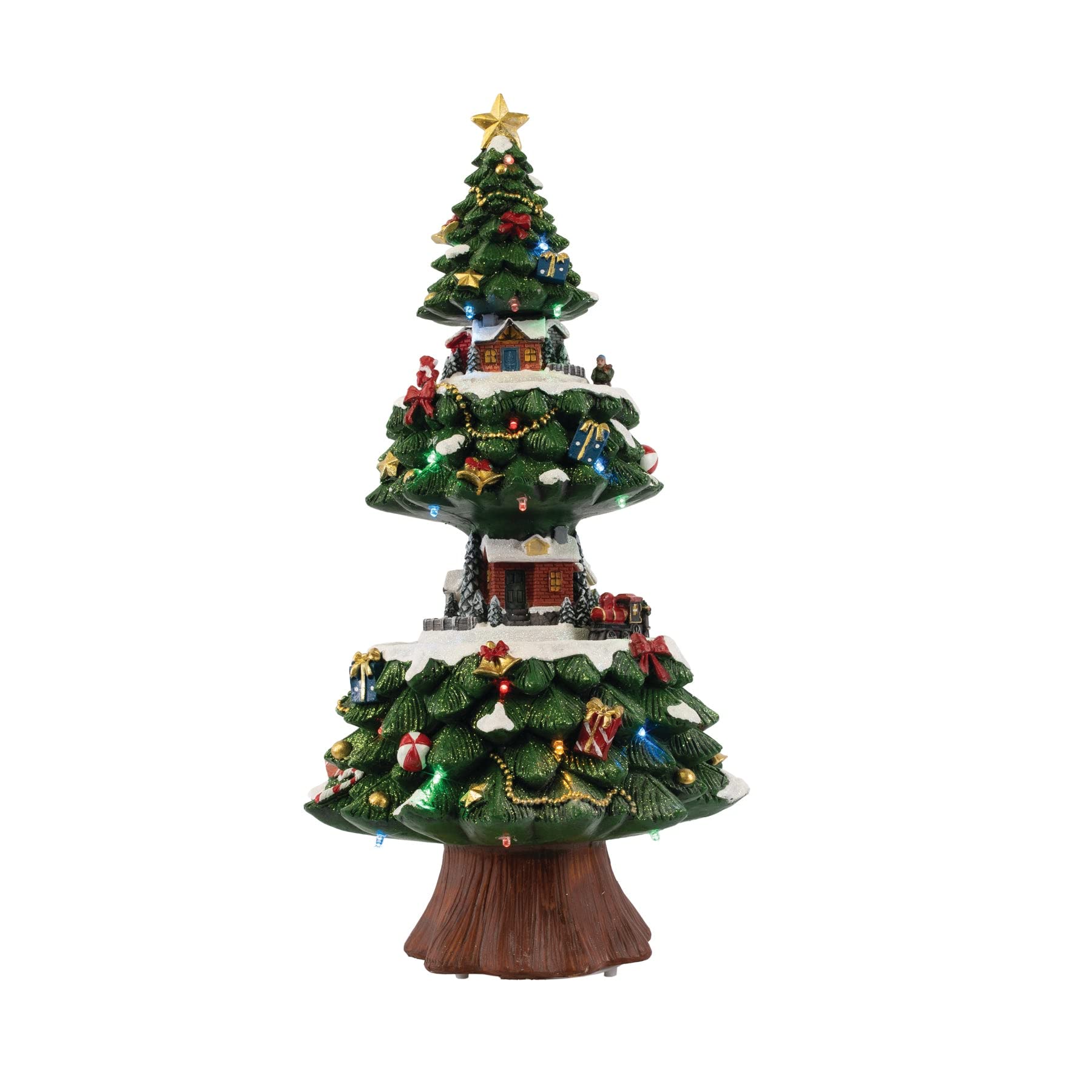 Christmas Village - Light up Tree House