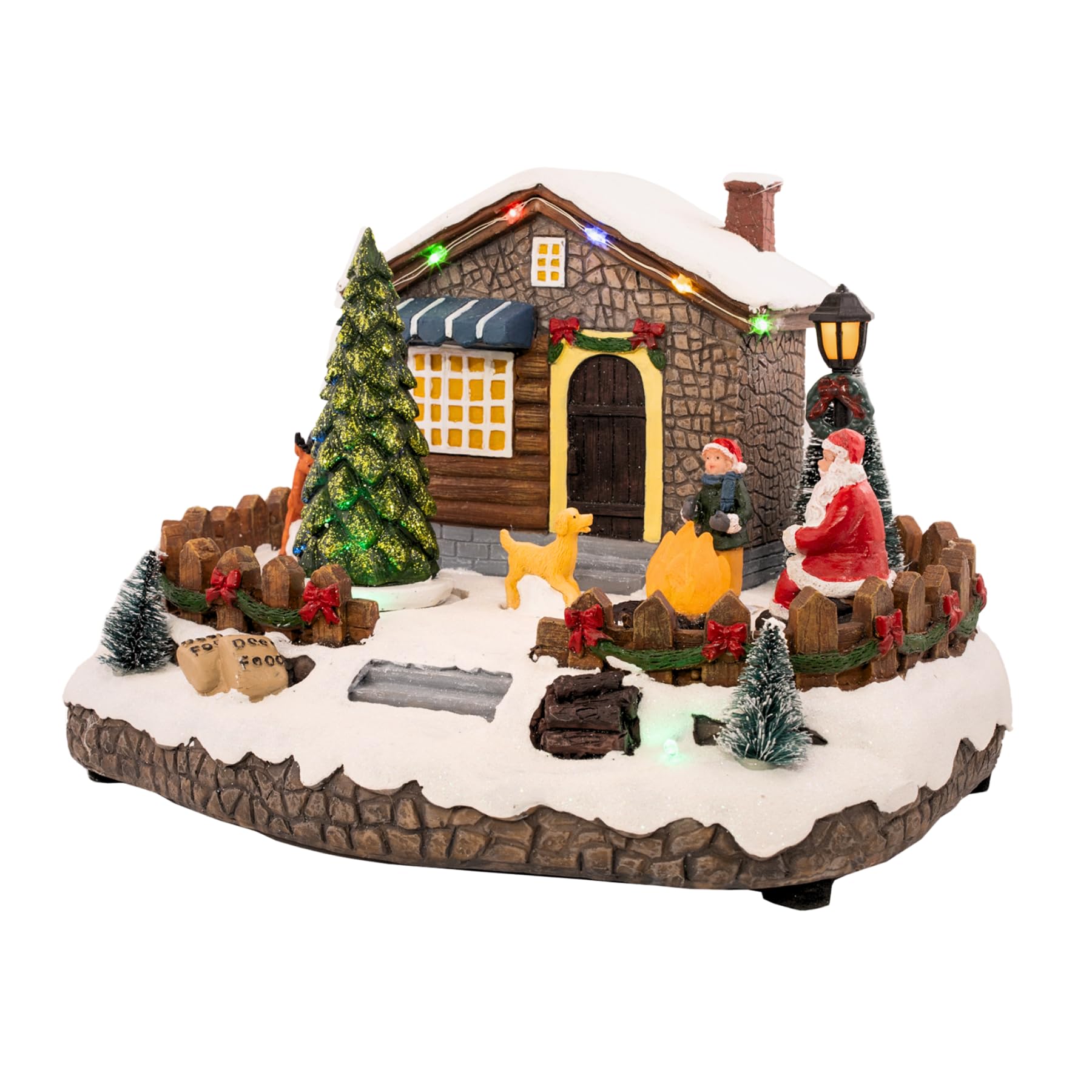 Christmas Village - Light up Tree House