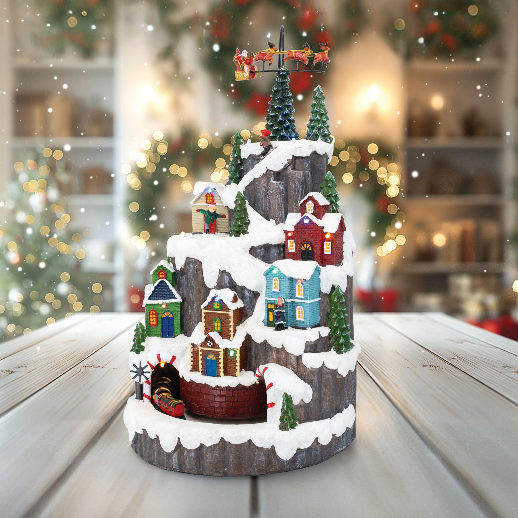 Christmas Village - Light up Tree House